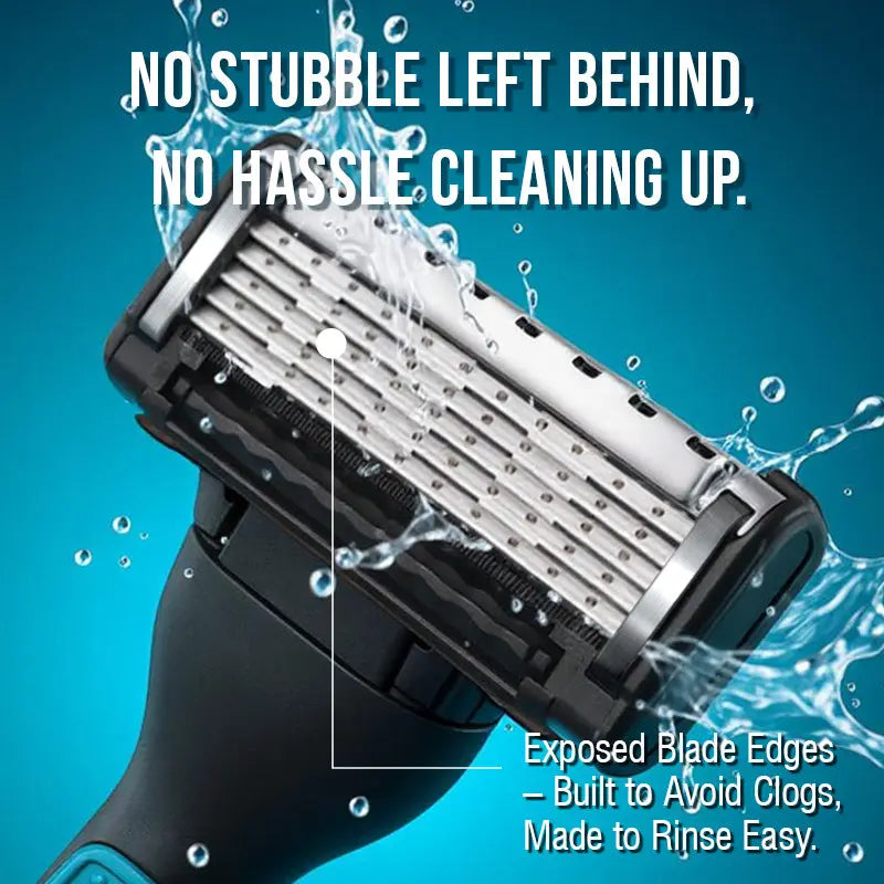 Harroman Razor – 5-Blade Platinum-Coated Shaver for Precision