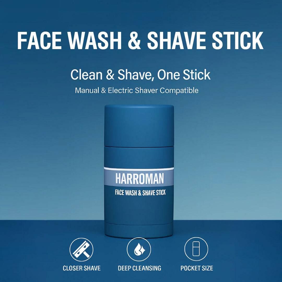 Harroman Shave Stick for Cuts | Natural Pre Shave Stick for Men - HARROMAN