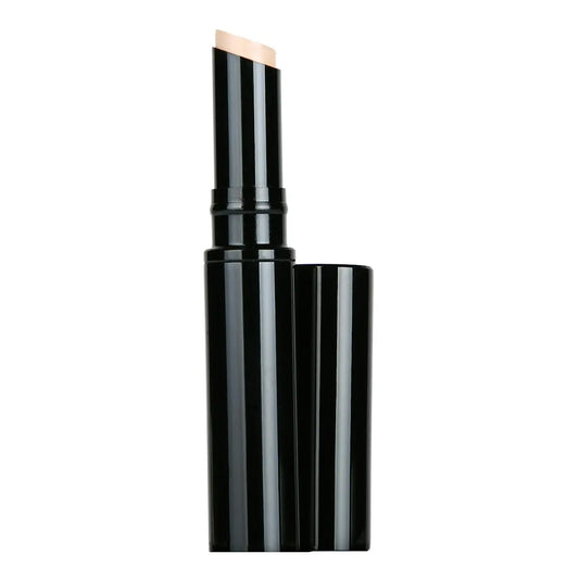 a close up of a black tube of lipstick