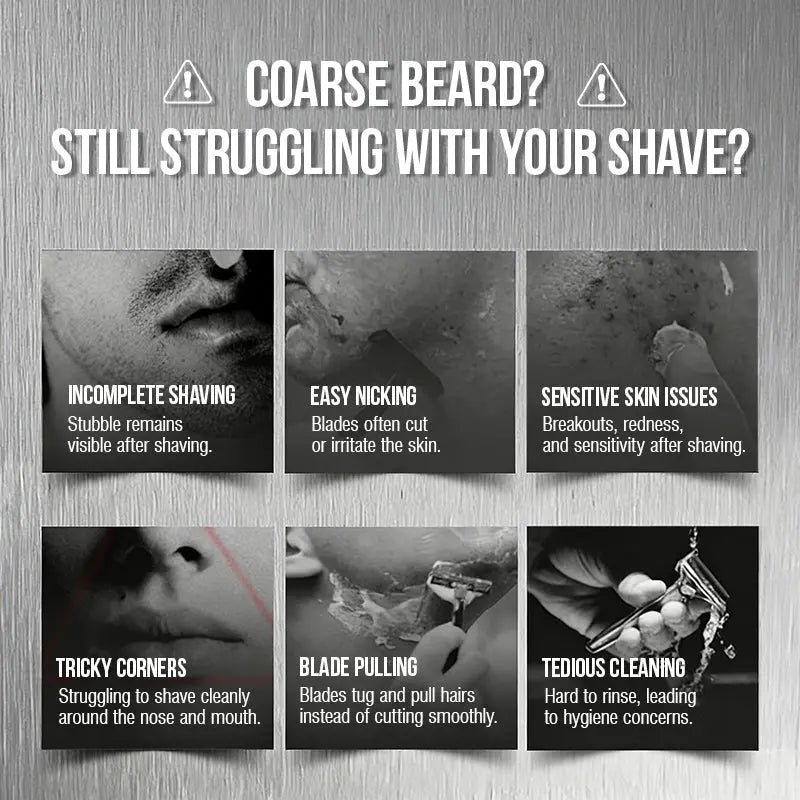 Harroman Razor – 5-Blade Platinum-Coated Shaver for Precision