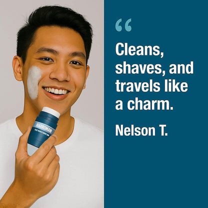 Harroman Shave Stick for Cuts | Natural Pre Shave Stick for Men - HARROMAN
